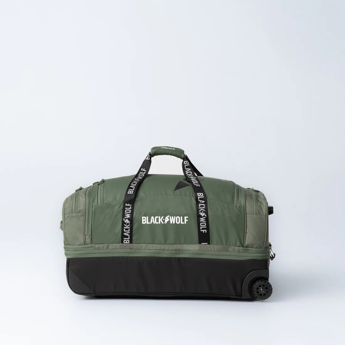 Black Wolf BladeRunner Gen II 110L (+20L) Rolling Duffle Bag - Moss Green Heavy Duty Travel Luggage for Camping, Hiking & Outdoor Adventures