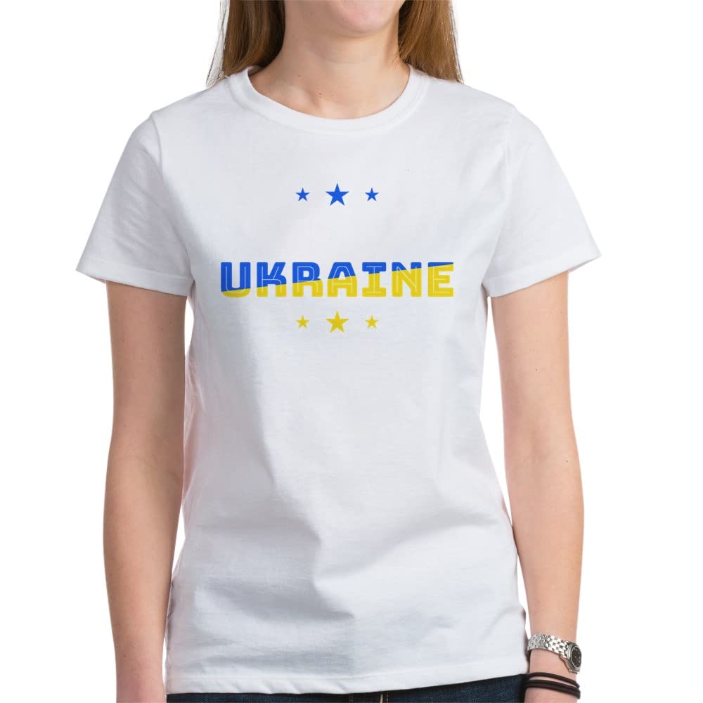 Stand with Ukraine Support Flag Classic T-Shirt | Patriotic Solidarity Tee | Protest Rally, Fundraiser & Everyday Wear