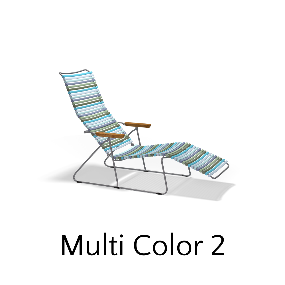 CLICK Premium Sun Lounger - Adjustable Outdoor Chaise Lounge for Pool, Beach & Patio - Comfortable & Durable Sunbathing Chair for Relaxing in Backyard, Garden or Deck