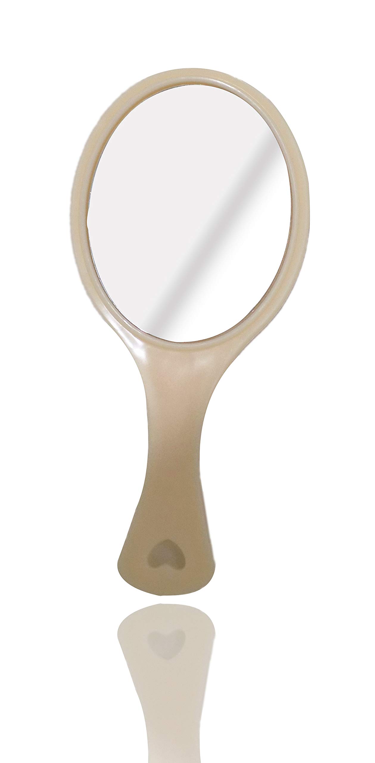 INAAYA Portable Hand Mirror with Hair Comb - Lightweight 20g Travel Mirror for Women & Men - Perfect for Home, Travel, and On-the-Go Styling (Pack of 1)