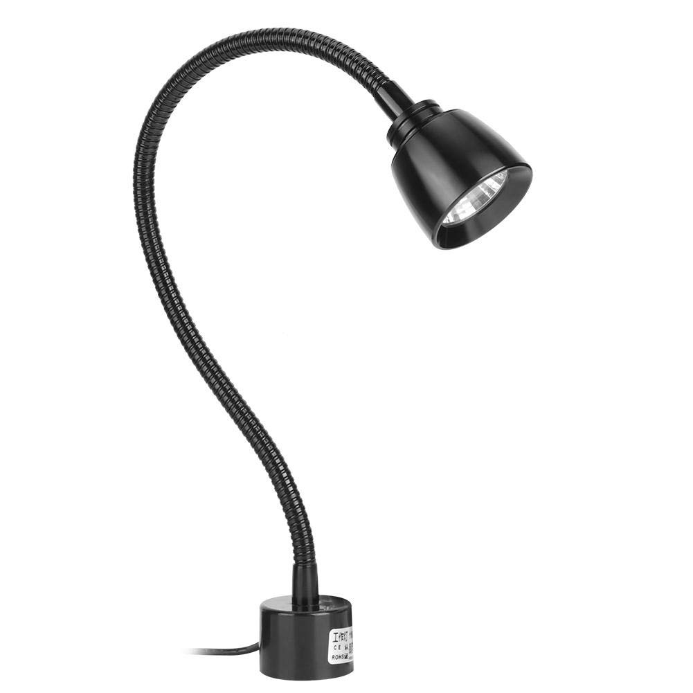 7W LED Workbench Light with Adjustable Gooseneck - Durable Machine Tool Lighting for CNC Lathe, Milling & Industrial Workspaces - Perfect for Garages, Workshops & DIY Projects