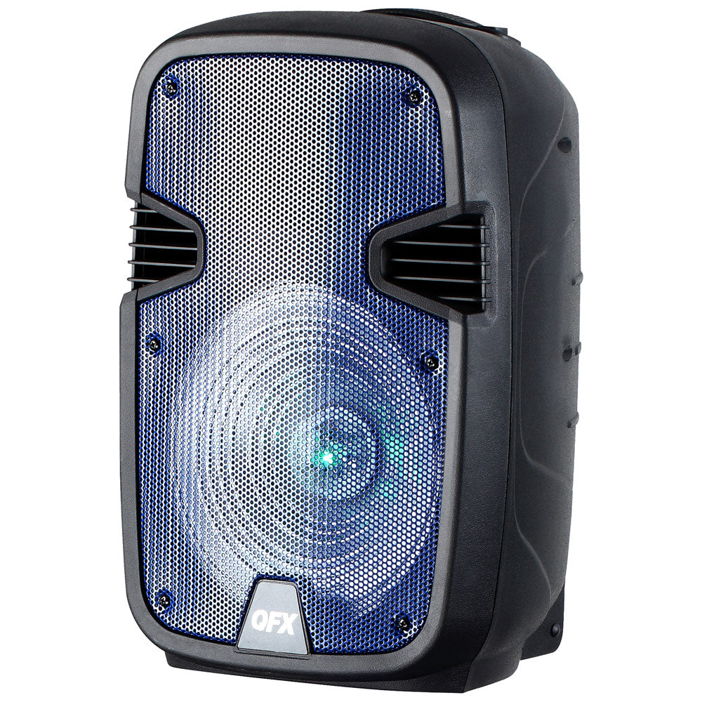 QFX PBX 1205 Bluetooth Speaker - Portable Wireless Speaker with HD Sound, 12H Playtime, IPX5 Waterproof for Outdoor, Travel, Beach, Pool Party & Home Use