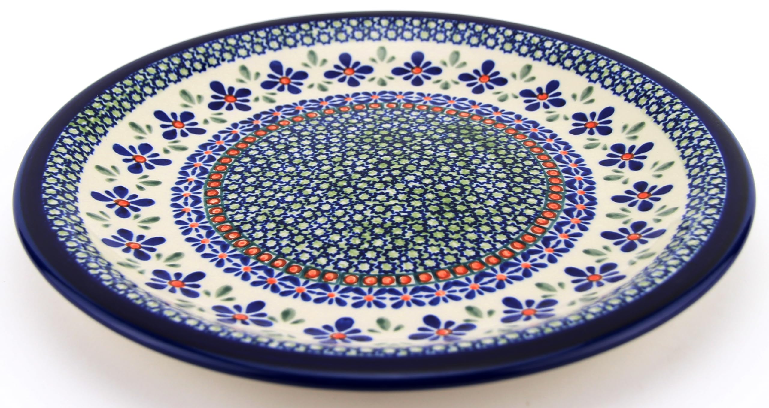 Handmade Polish Pottery Dinner Plate 11