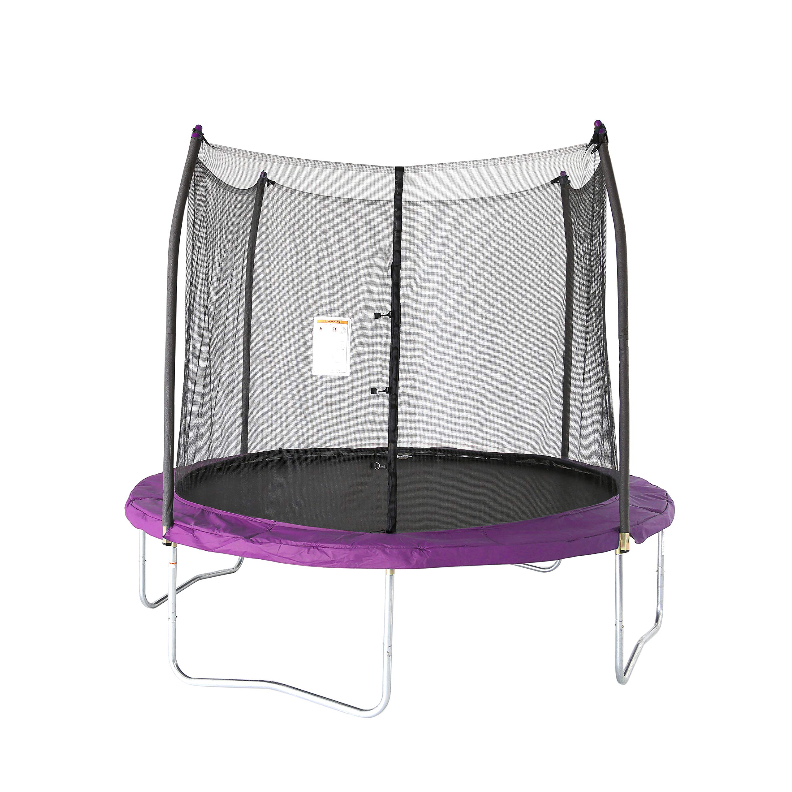 Skywalker Trampolines 10-Foot Round Trampoline with Safety Enclosure & Springs - Perfect for Backyard Fun, Kids Outdoor Play, and Family Fitness Activities