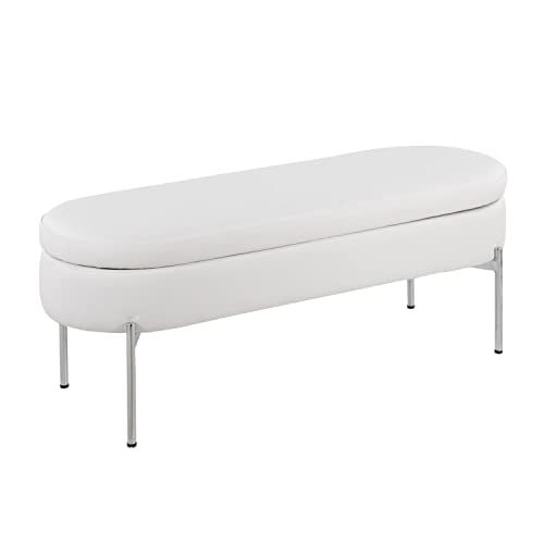 White Faux Leather
