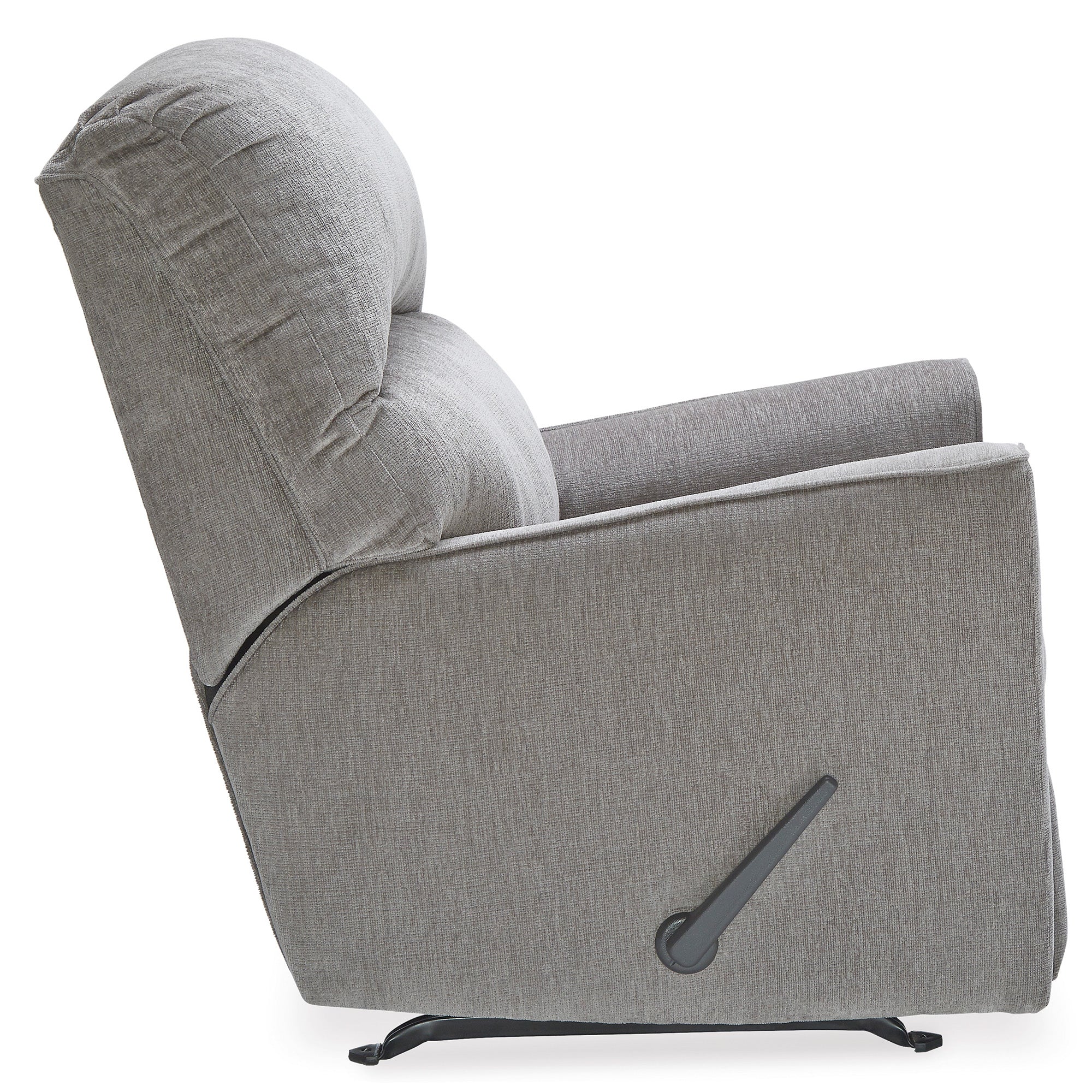 Riles Rocker Recliner Chair - Comfortable Rocking Recliner with Padded Seat and Backrest - Perfect for Living Room, Nursery, or Bedroom Relaxation
