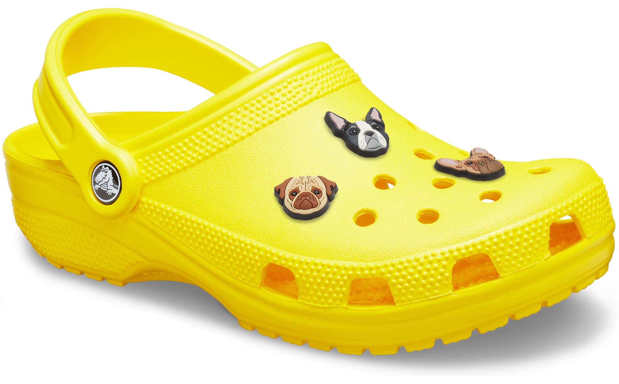 Crocs Classic Clogs for Men & Women with 3-Pack Jibbitz Charms - Comfortable Slip-On Shoes for Casual Wear, Gardening, and Outdoor Activities