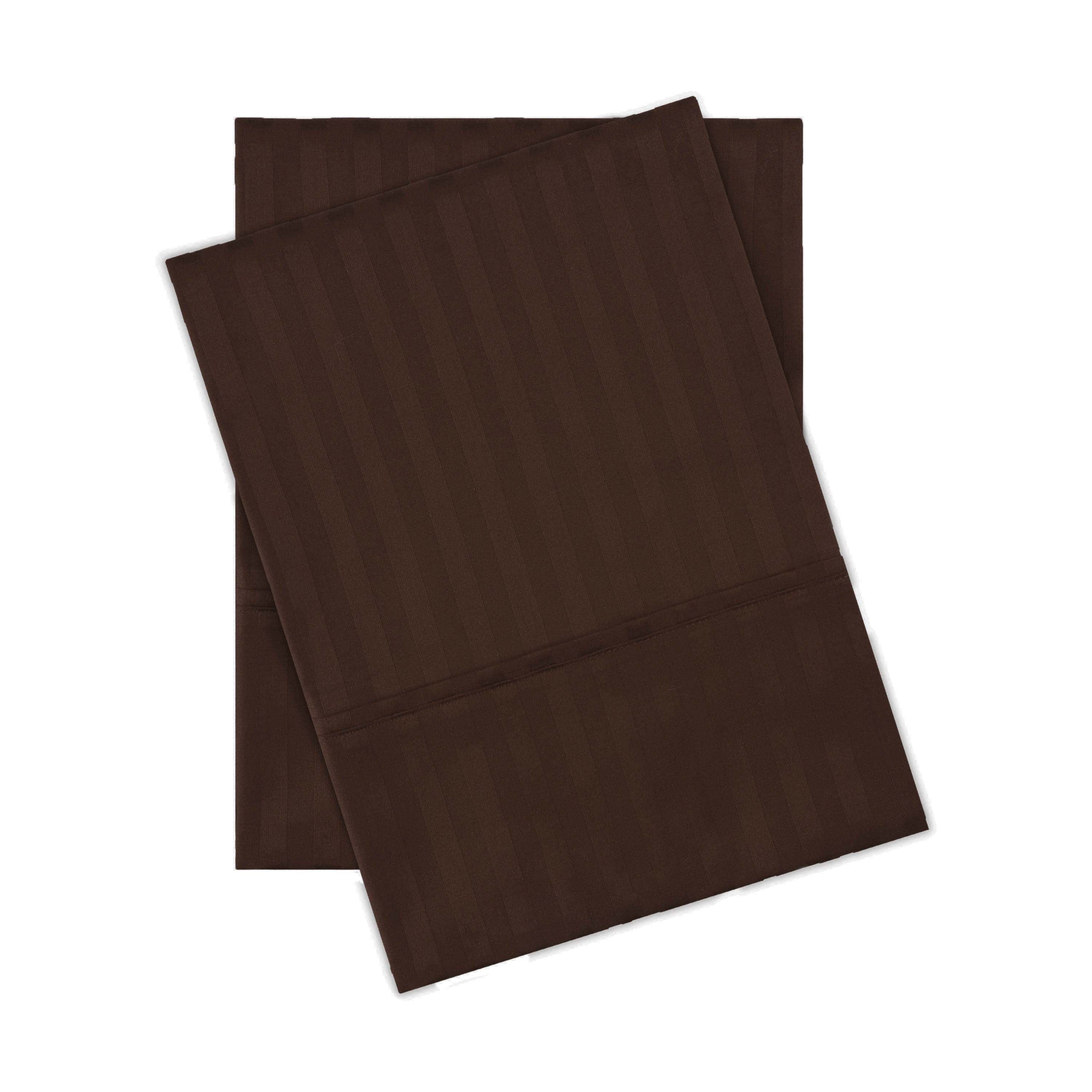Premium 400 Thread Count Egyptian Cotton Pillowcase Set of 2 - Soft & Breathable Bedding for Side Sleepers, Hotel Luxury Feel - Perfect for Master Bedroom, Guest Room & Travel