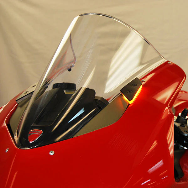 Ducati Panigale V4 Mirror Block Off Turn Signals Kit (2018-2024) - Motorcycle Accessories for Racing & Street Performance
