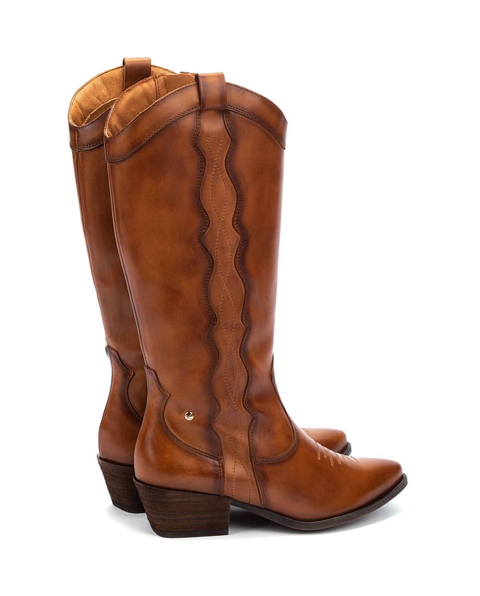 PIKOLINOS Women's Leather Vergel Boots - Comfortable & Stylish Ankle Boots for Casual Wear, Office & Outdoor Activities