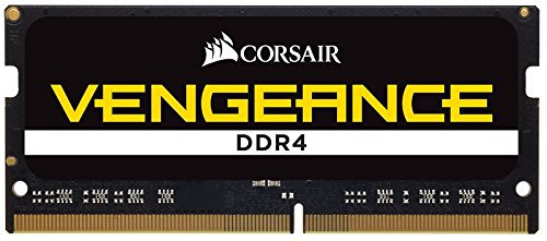 Corsair Vengeance 64GB (2x32GB) DDR4 2933MHz SODIMM Laptop Memory Kit - C19 Latency, Black | High-Performance RAM for Gaming Laptops, Workstations & Content Creation