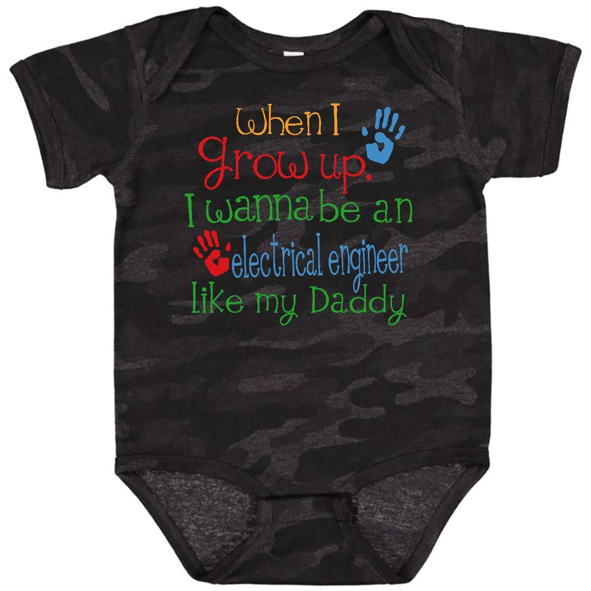 Electrical Engineer Like Daddy Baby Bodysuit - Cute Science-Themed Onesie for Infants & Toddlers - Perfect for Engineer Parents, STEM Gifts & Family Photos