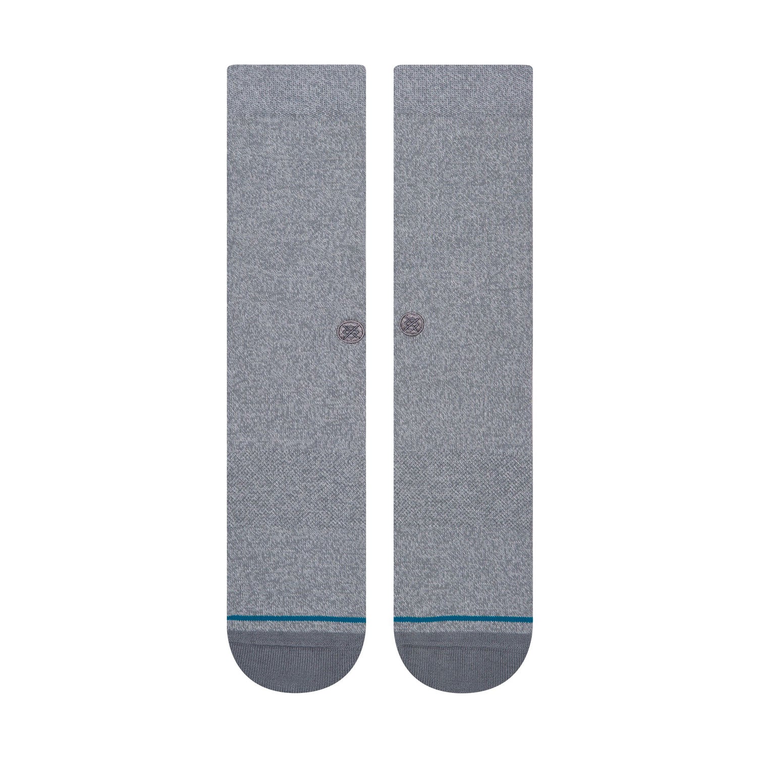 Premium Adult Crew Socks - Soft Comfort Icon Grey Heather - Perfect for Work, Sports & Everyday Wear