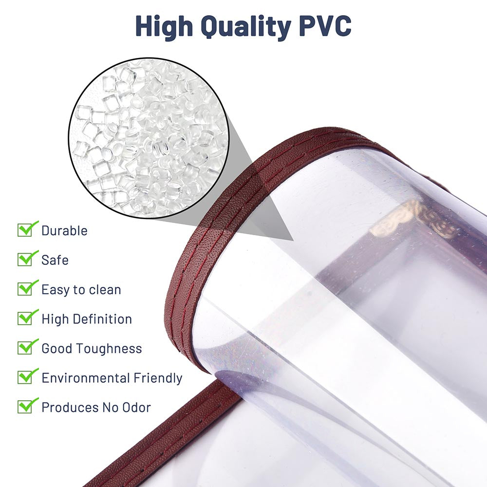 TheLAShop 8.5x11 Plastic Menu Covers - 4 View Menu Holders (60 Pack) - Perfect for Restaurants, Cafes & Events - Durable & Clear Presentation