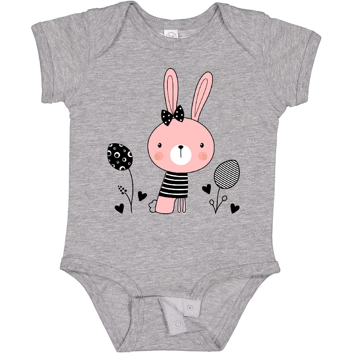 Inktastic Easter Bunny Rabbit Baby Bodysuit - Cute Spring Outfit for Infants & Toddlers - Perfect for Easter Photos, Spring Celebrations & Family Gatherings