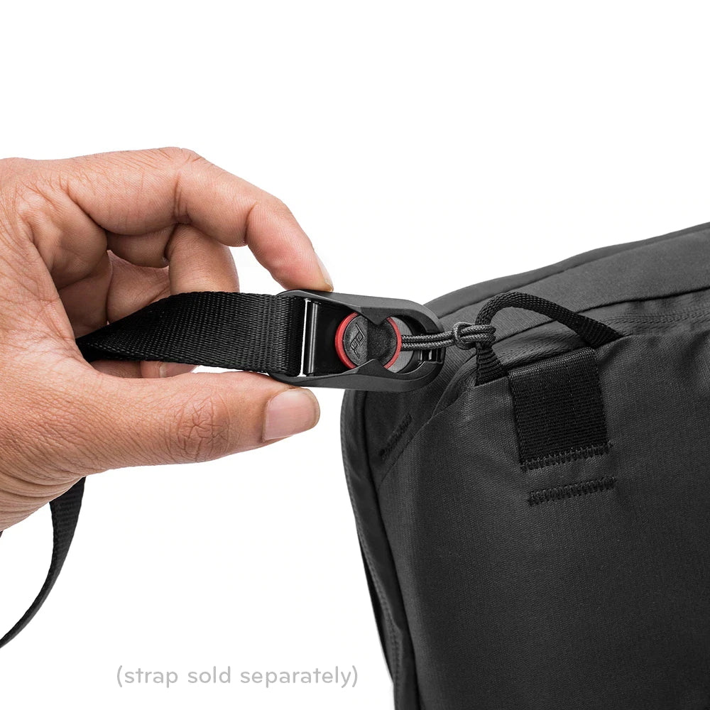 Peak Design Tech Pouch V2 - Premium Travel Organizer for Electronics (Black) | Perfect for Business Trips, Commuting & Digital Nomads
