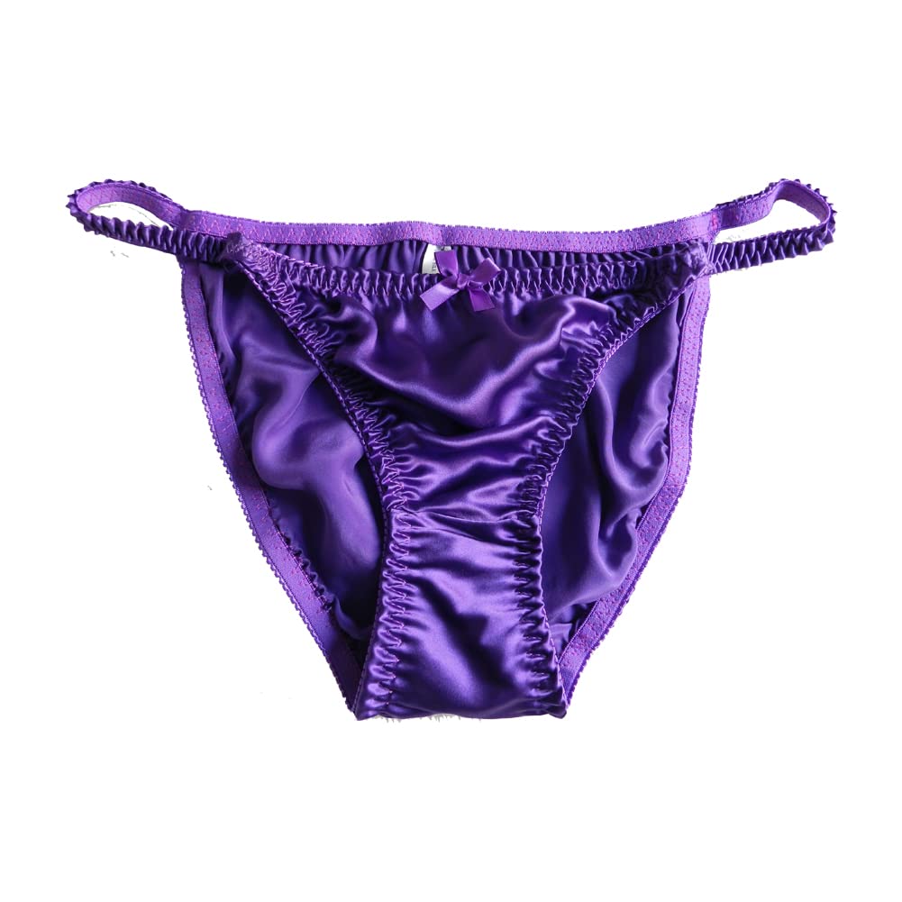 Luxury Women's Silk Panties - Sexy Satin Underwear Bikini Thong for Comfort & Sensual Wear | Perfect for Date Night, Bridal Lingerie & Special Occasions