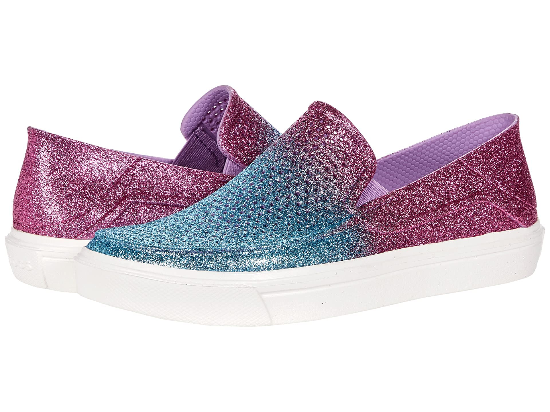 Crocs Kids' CitiLane Roka Slip-On Sneakers - Lightweight Comfortable Shoes for Boys & Girls - Perfect for School, Play & Everyday Wear