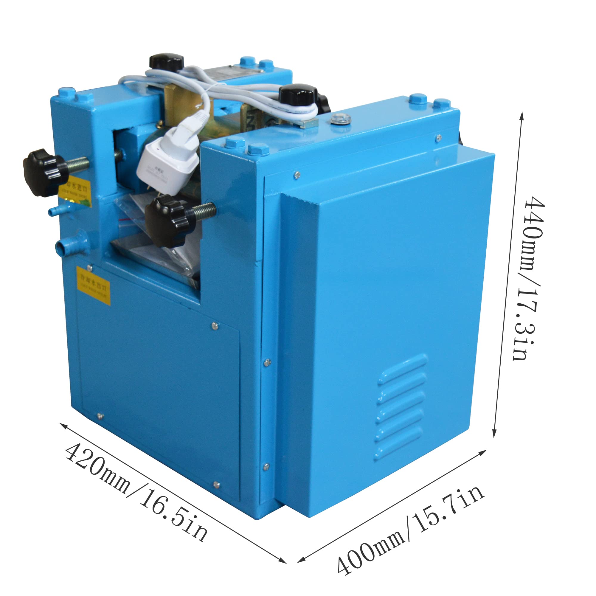 110V Laboratory Three Roll Mill Grinder for Paint, Ink, Cosmetic & Pharmaceutical Lab Applications - High Precision Grinding & Mixing Equipment