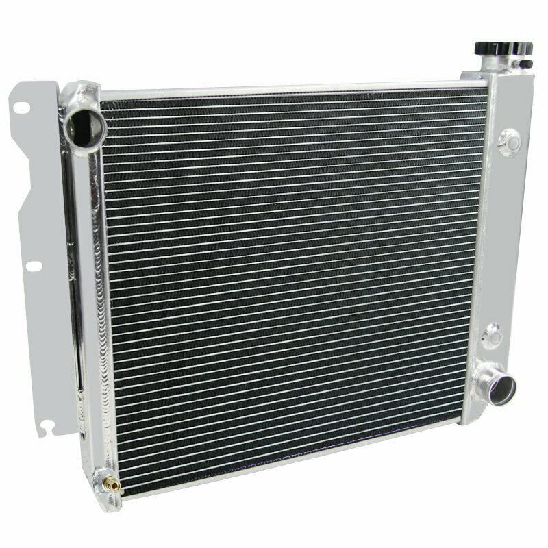 Aluminum Radiator for Jeep Wrangler TJ 1987-2006 - 2.4L 2.5L 4.0L L4 L6 Gas Engine - 4 Row Cooling System with 14