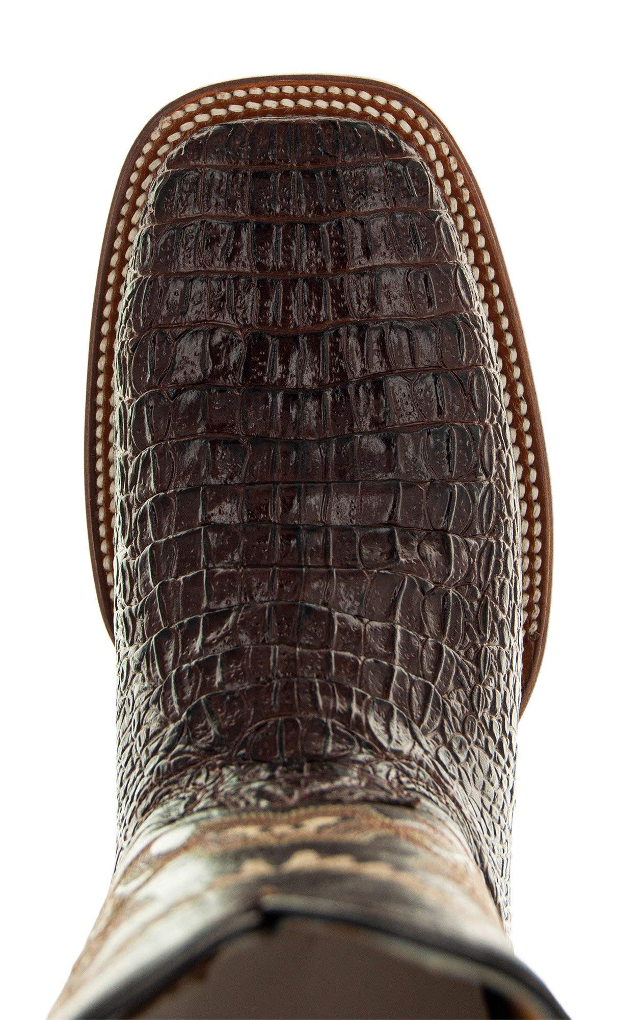 Authentic Men's Caiman Belly Print Cowboy Boots H4001 by Soto Boots - Western Style, Durable Leather, Comfortable Fit for Rodeo, Country Music Festivals & Casual Wear