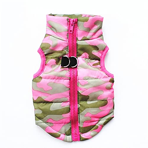 Camouflage Dog Sweater - Winter Vest for Large Female Dogs - Outdoor & Indoor Wear