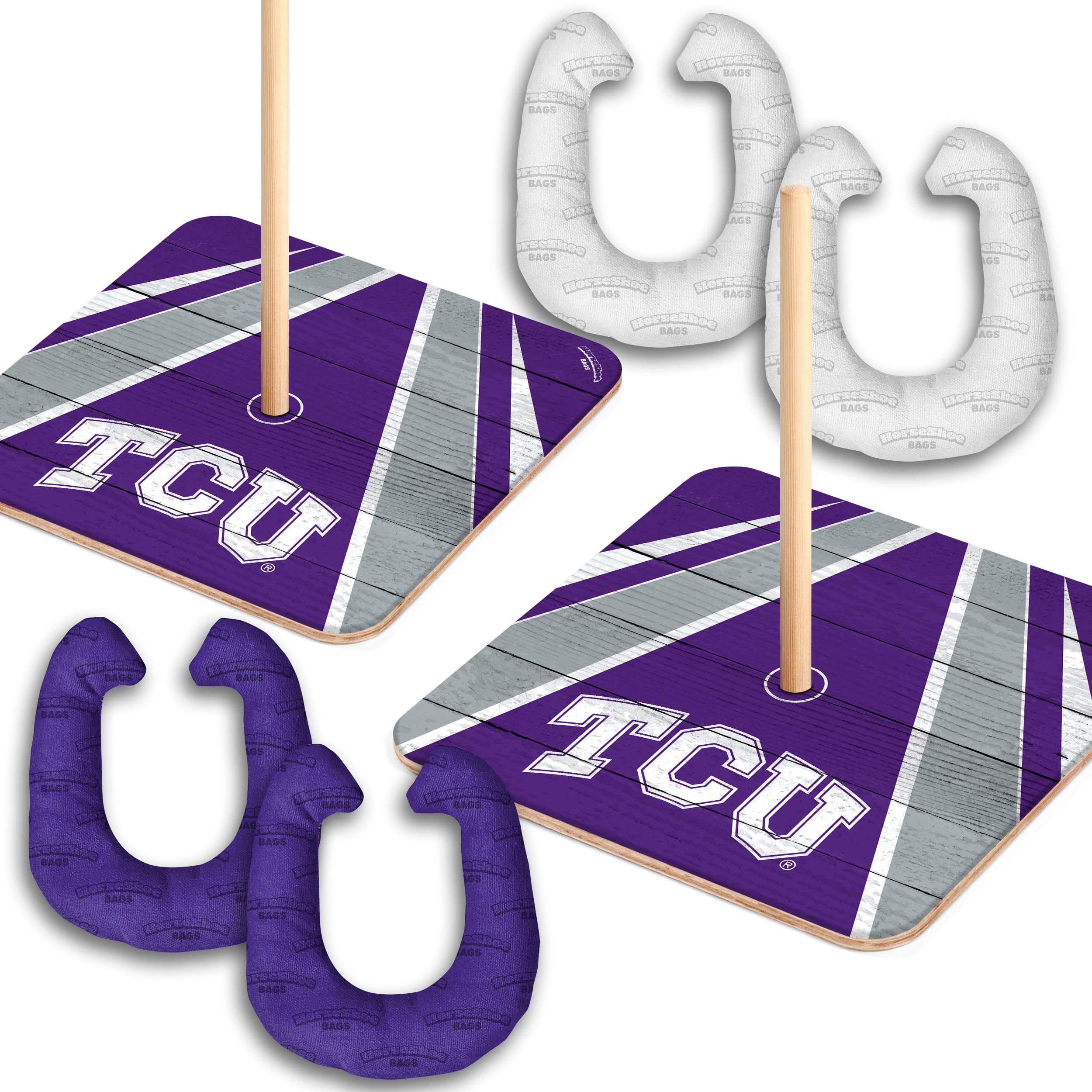 YouTheFan NCAA TCU Horned Frogs Horseshoe Bags - Durable Team Spirit Tote for Game Day, Tailgating & College Fan Accessories
