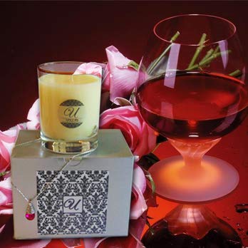 Unrivaled Candles Date Night Scented Candle - 8 oz Glass Jar with Hidden Jewelry Ring (Size 6) - Surprise Gift Valued $10-$10,000 - Perfect for Romantic Evenings & Anniversary Gifts