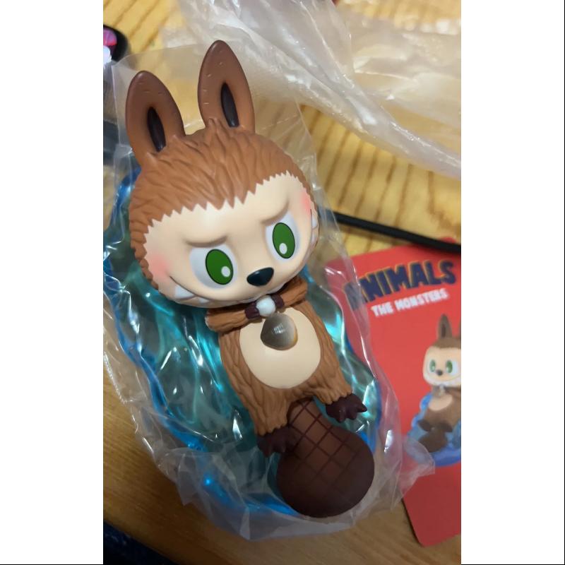 Labubu The Monsters Animals Series Secret Beaver Collectible Figure - Cute Cartoon Character Toy for Display & Gifts | Perfect for Home Decor, Office Desk, and Pop Culture Collections