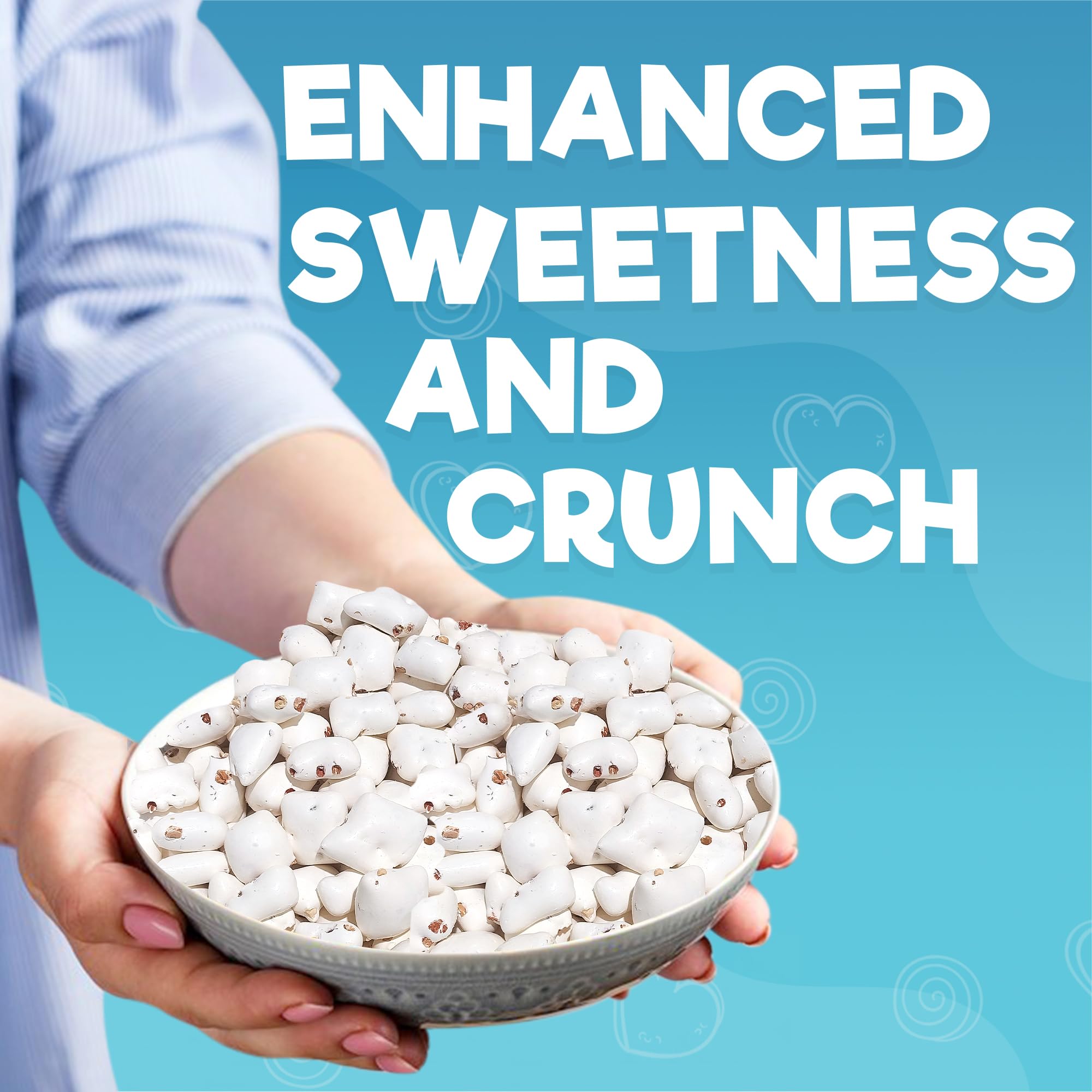 Freeze Dried Peanut Nougat Candy - Crispy Chews in Resealable Bag for Gifting & Outdoor Adventures
