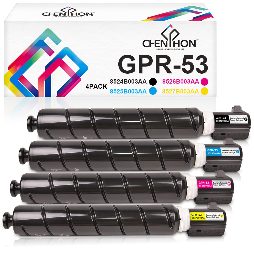 Canon GPR-53 Toner Cartridge 4-Pack for imageRUNNER ADVANCE Printers - Office & Home Use