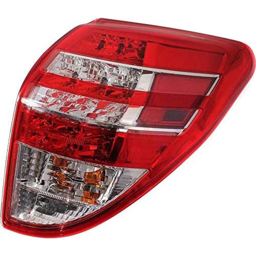 CarLights360: DOT Certified Toyota RAV4 Tail Light Assembly (2009-2012) - Passenger Side with Bulbs - Compatible with TO2801181 & 81550-0R010 | Perfect for Night Driving & Enhanced Vehicle Safety