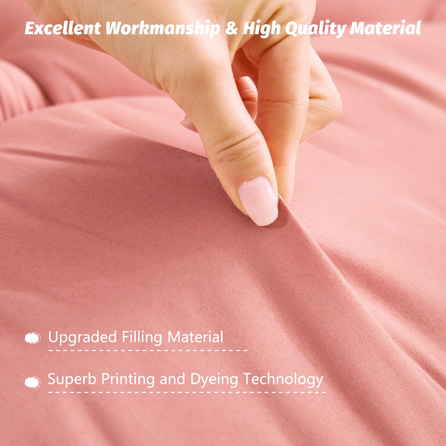 MAXYOYO Multifunctional Futon Mattress - Pink Foldable Sofa Bed for Small Spaces, Guest Room & Dormitory | Comfortable Sleeping Solution for Apartments