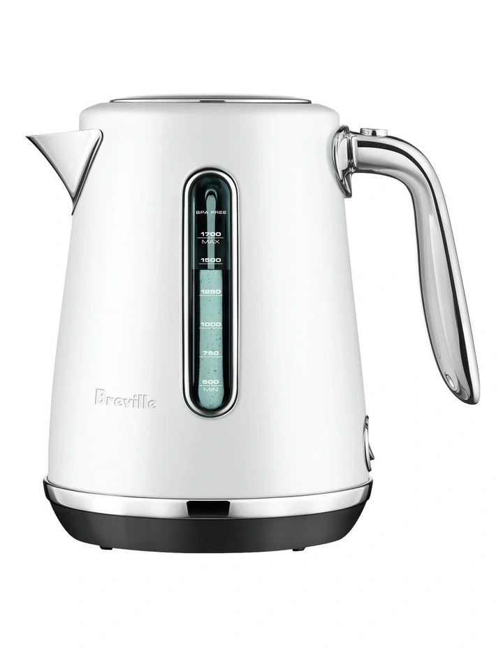 Breville The Soft Top Luxe Electric Kettle - 1.7L Stainless Steel, Fast Boiling, Keep Warm Function - Perfect for Tea, Coffee & Home Kitchen Use