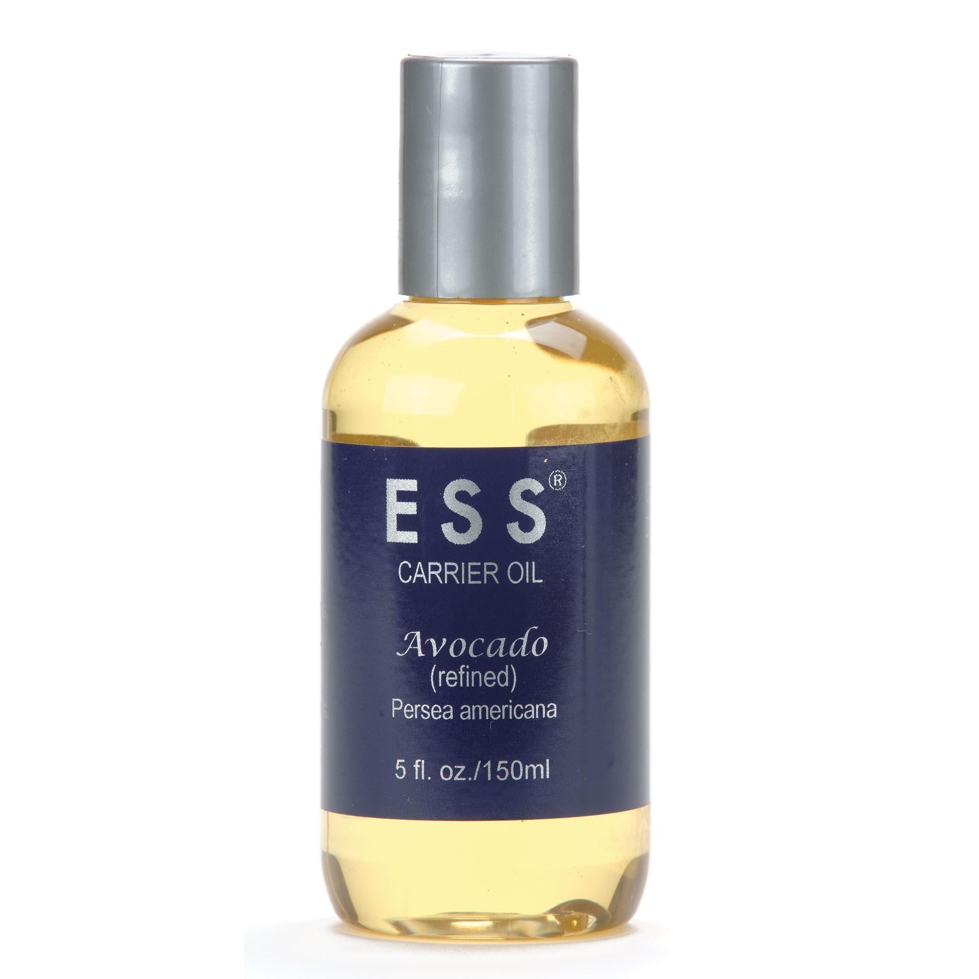 Pure ESS Avocado Carrier Oil 150mL - Cold Pressed, Organic, Unrefined for Hair, Skin & Massage - Perfect for DIY Beauty & Aromatherapy