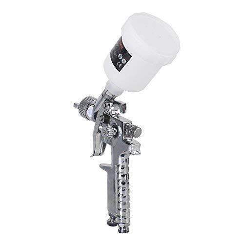 Valu-Air Mini HVLP Gravity Feed Touch Up Air Spray Gun with 0.8mm Nozzle - Professional Paint Sprayer for Automotive, Woodworking & DIY Home Projects