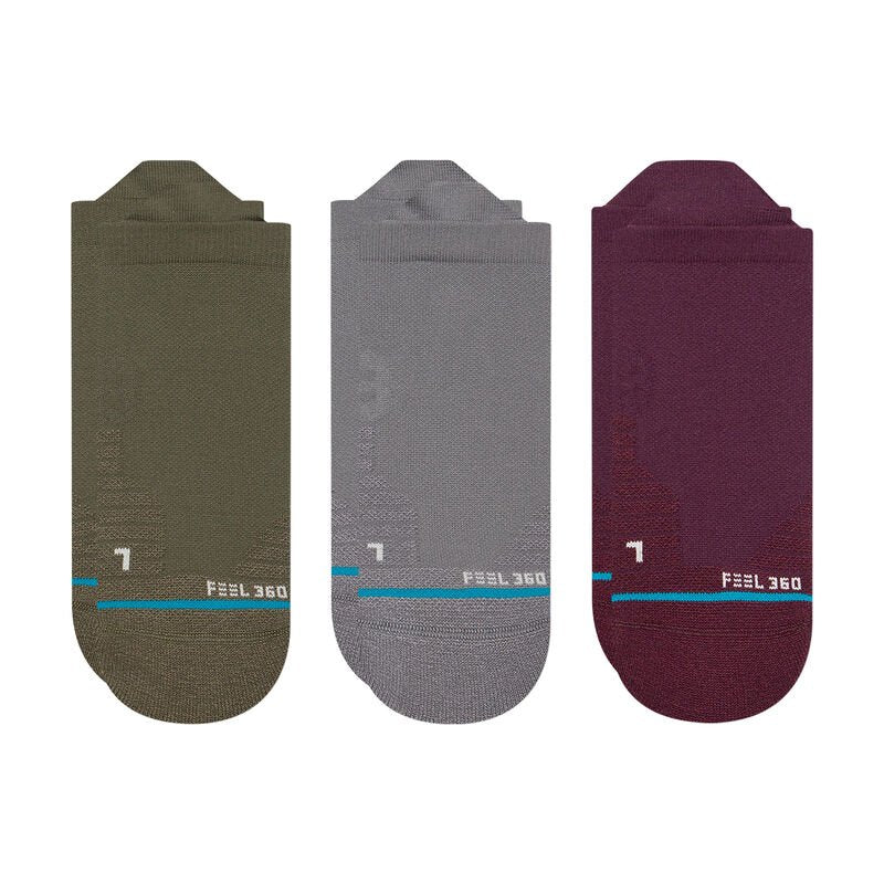 Men's Military Style Crew Socks - 3 Pack Army Green Casual & Work Socks for Everyday Wear, Hiking & Outdoor Activities