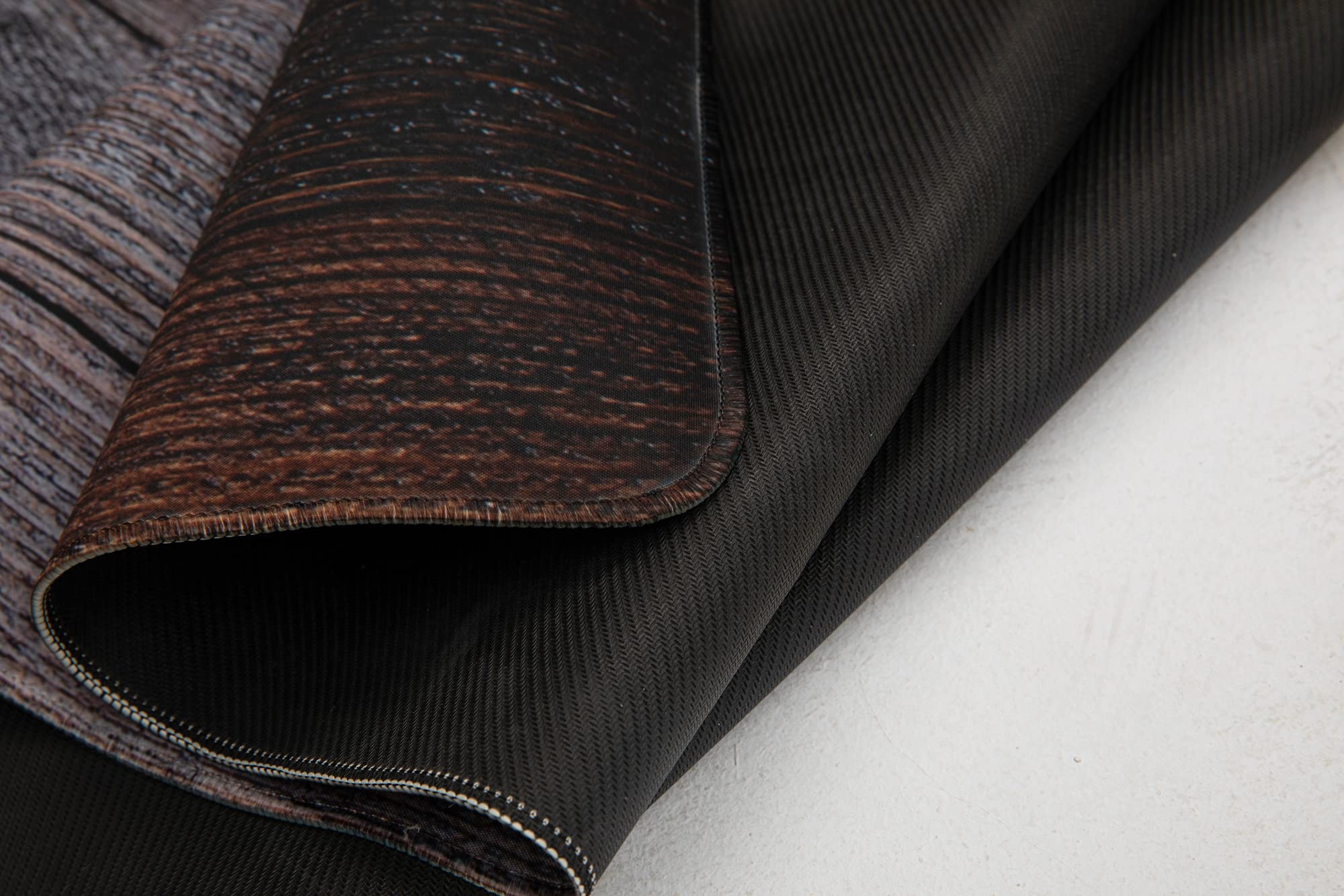 Kate Photography Floor Mats - Dark Brown Wood Floor Mat for Newborn Photography Props | Non-Slip Rubber Backdrop for Studio (8x5ft) | Perfect for Baby Photo Shoots, Maternity Sessions & Professional Photography Studios