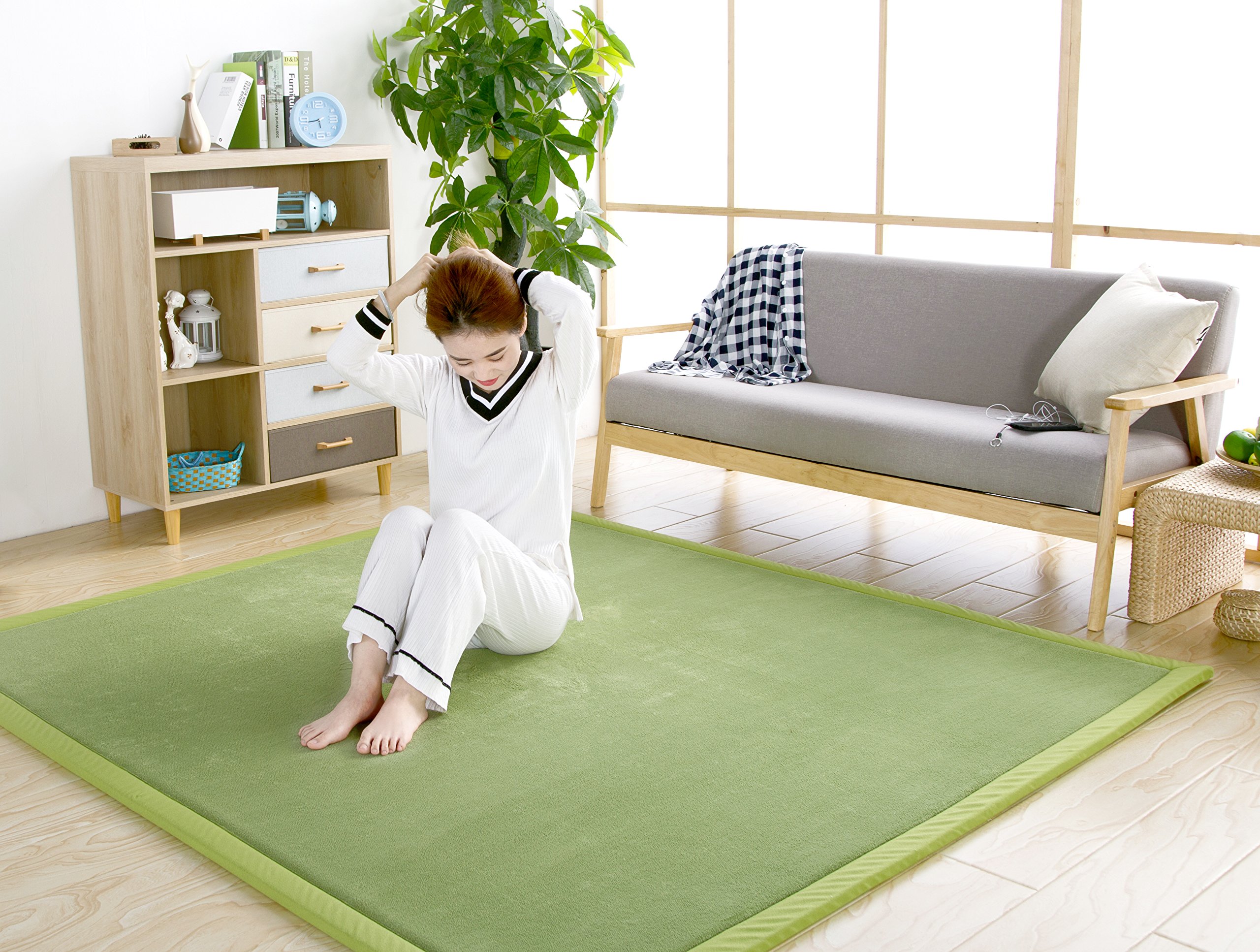 **Thick 1.2 Inch Baby Play Mat - Non-Toxic Foam Floor Rug for Kids & Toddlers - Perfect for Nursery, Playroom & Daycare Safety**