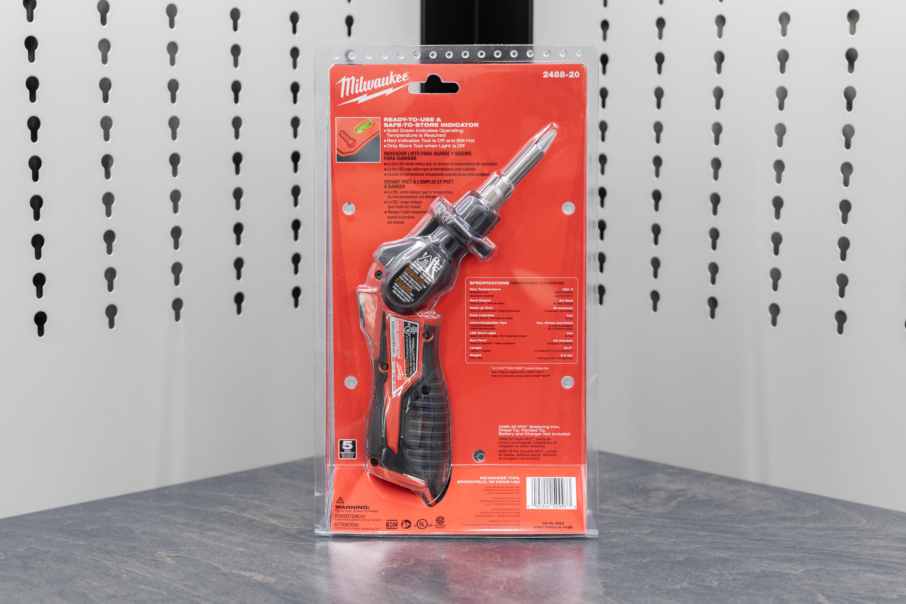 Milwaukee M12™ Cordless Soldering Iron Kit - 12V Lithium-Ion Battery Powered for DIY, Electronics Repair & Jewelry Making - Perfect for Home Workshops & Professional Use