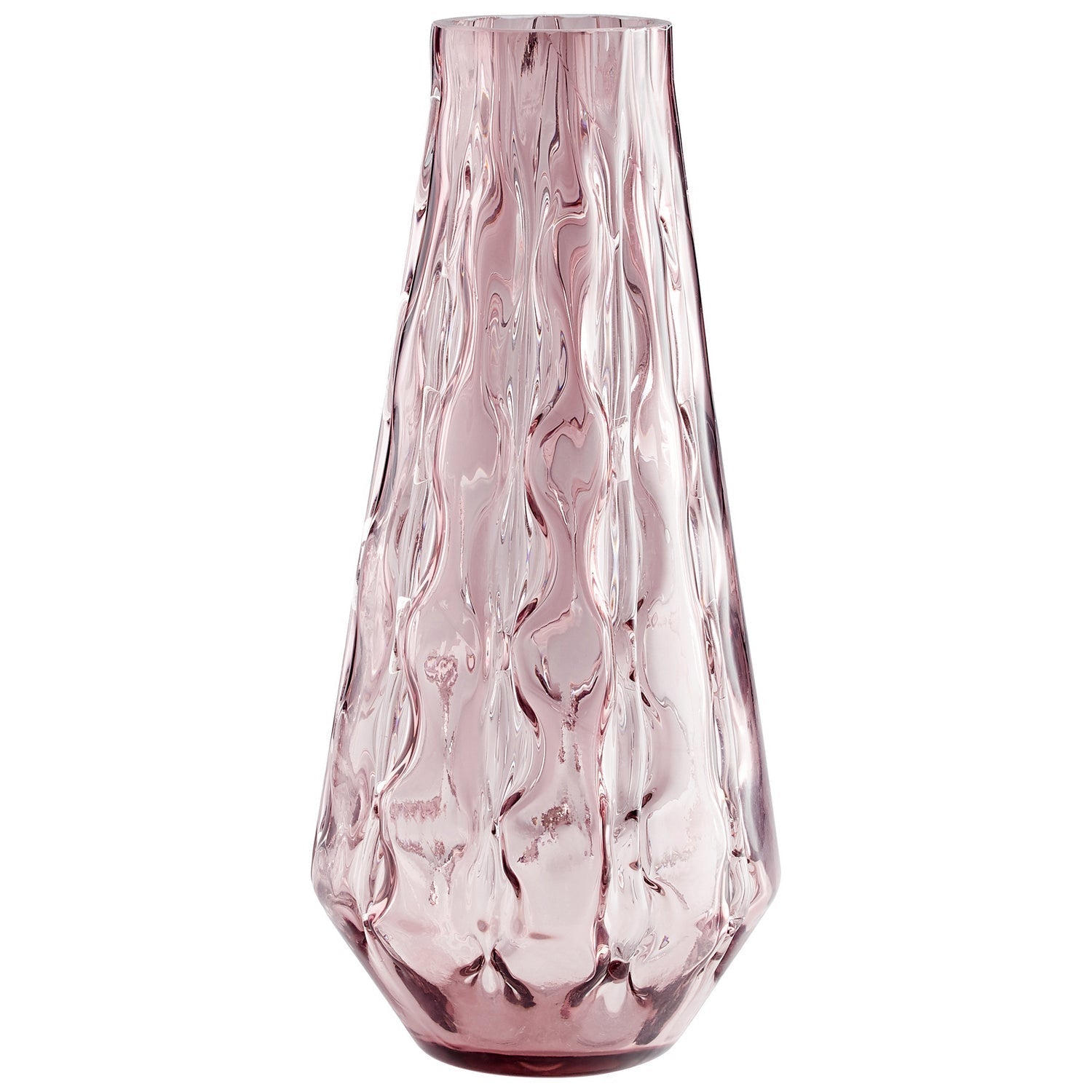 Cyan Design 11076 Geneva Vase - Large Blush Pink Decorative Vase for Home Decor, Wedding Centerpieces & Floral Arrangements
