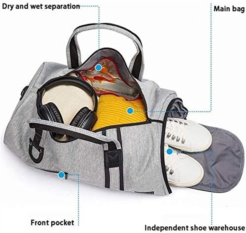 Premium Sports Gym Bag for Men & Women - Durable Workout Duffle Bag with Wet Pocket & Shoe Compartment | Ideal for Fitness, Gym, Travel & Outdoor Activities