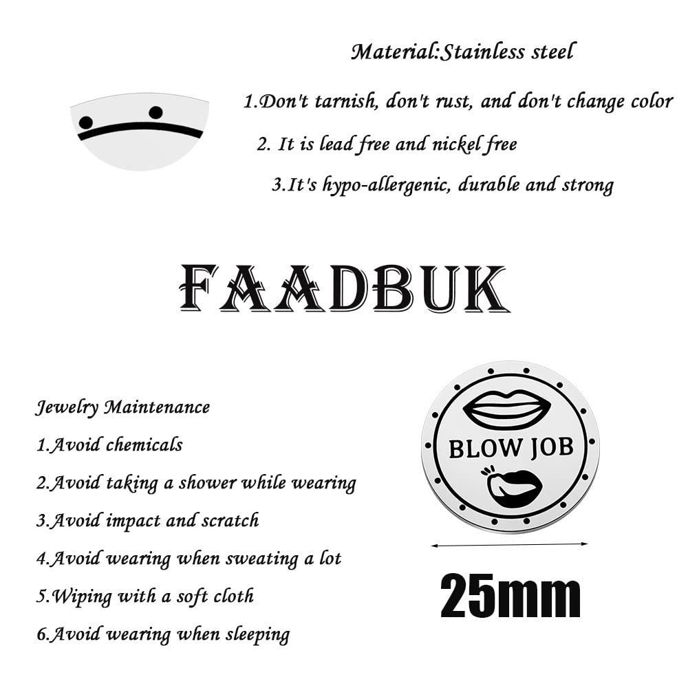 FAADBUK Naughty Tokens for Couples - Romantic Valentine's Day Gift Set, Fun Bedroom Game for Him & Her - Perfect for Date Nights & Spicing Up Relationships