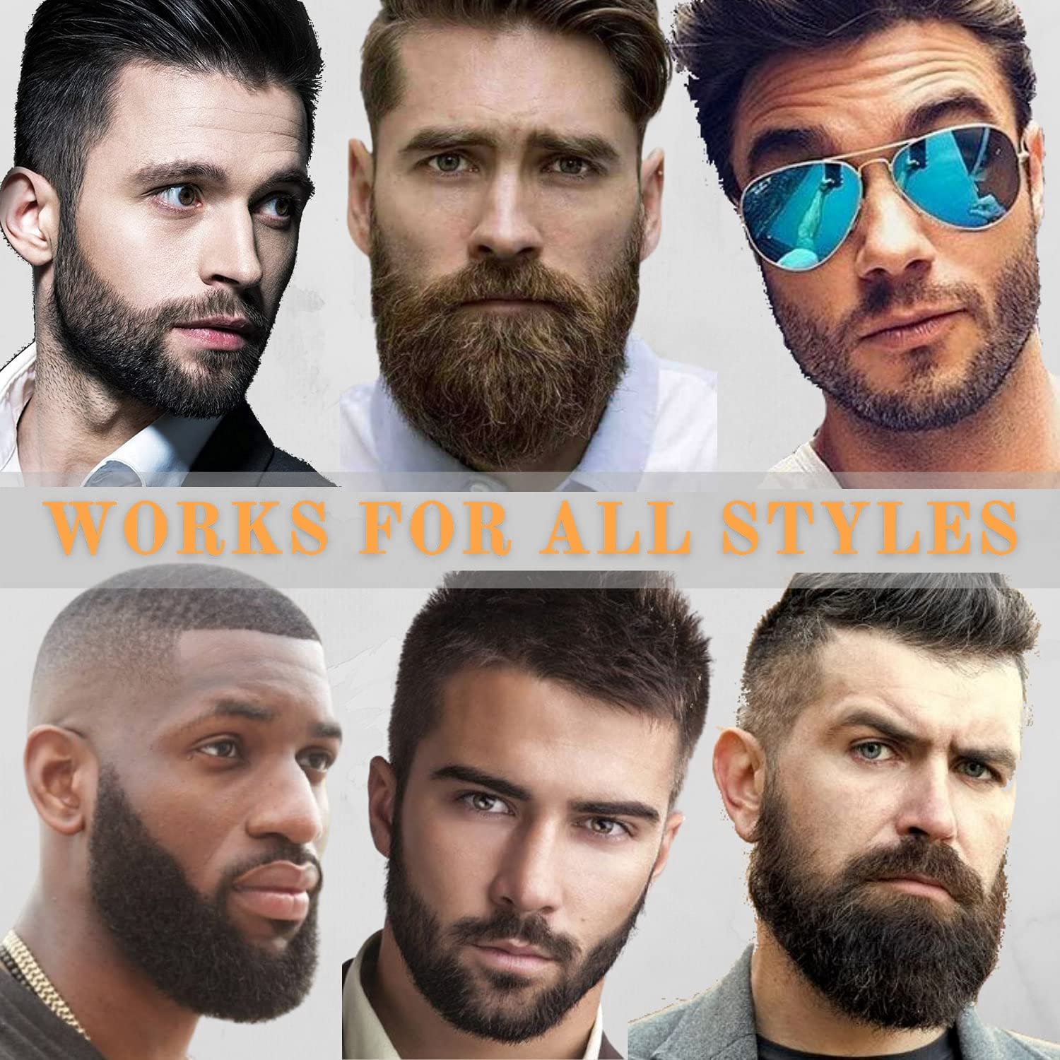 BOGOTA Beard Color Pencil for Men - Black Beard Dye Pen for Long Lasting Coverage, Enhances Facial Hair, Mustache & Eyebrows | Natural Looking Beard Touch Up for Gray Coverage, Daily Grooming & Styling