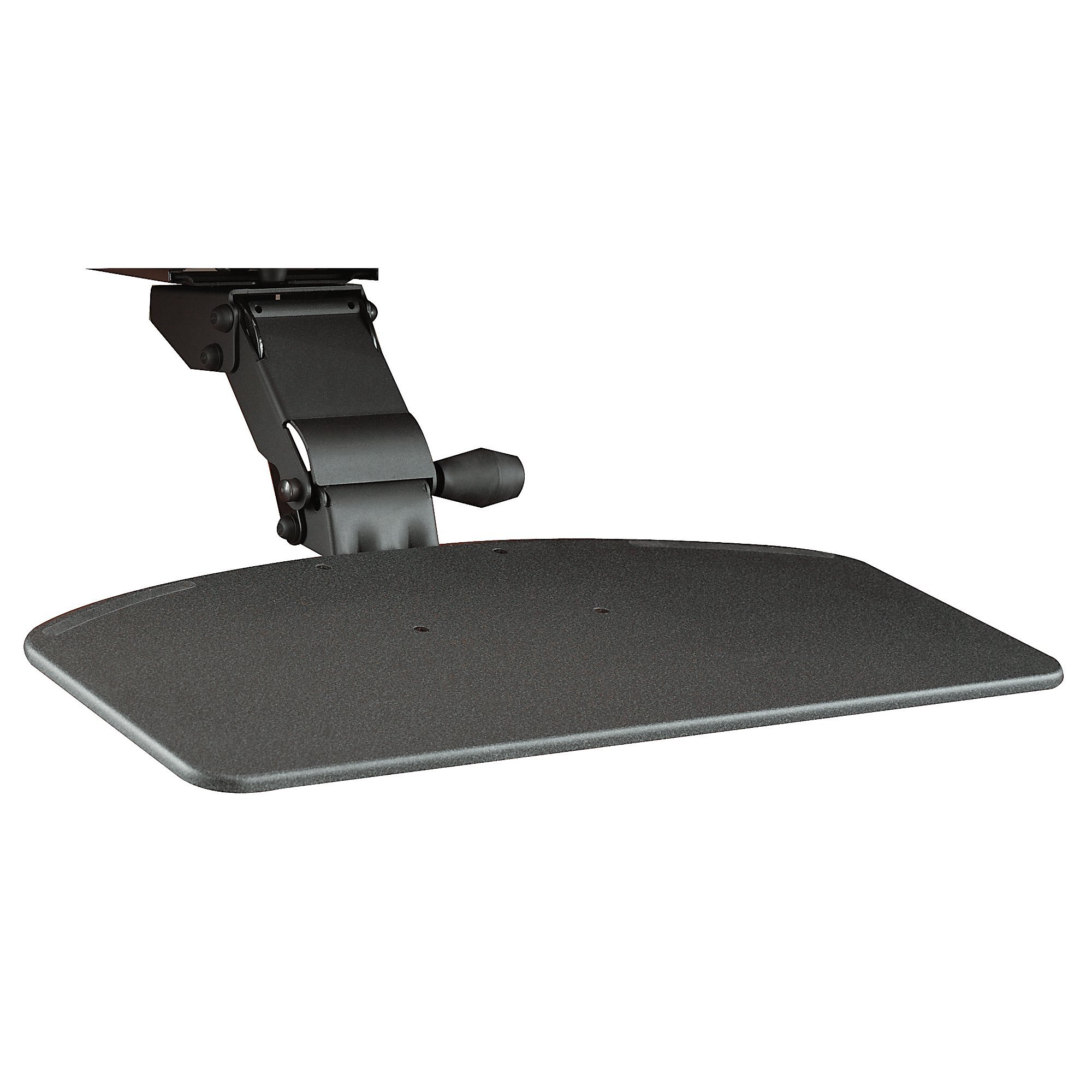 Bush Business Furniture Articulating Keyboard Tray with Galaxy Finish - Ergonomic Under Desk Keyboard Tray for Home Office & Workspace