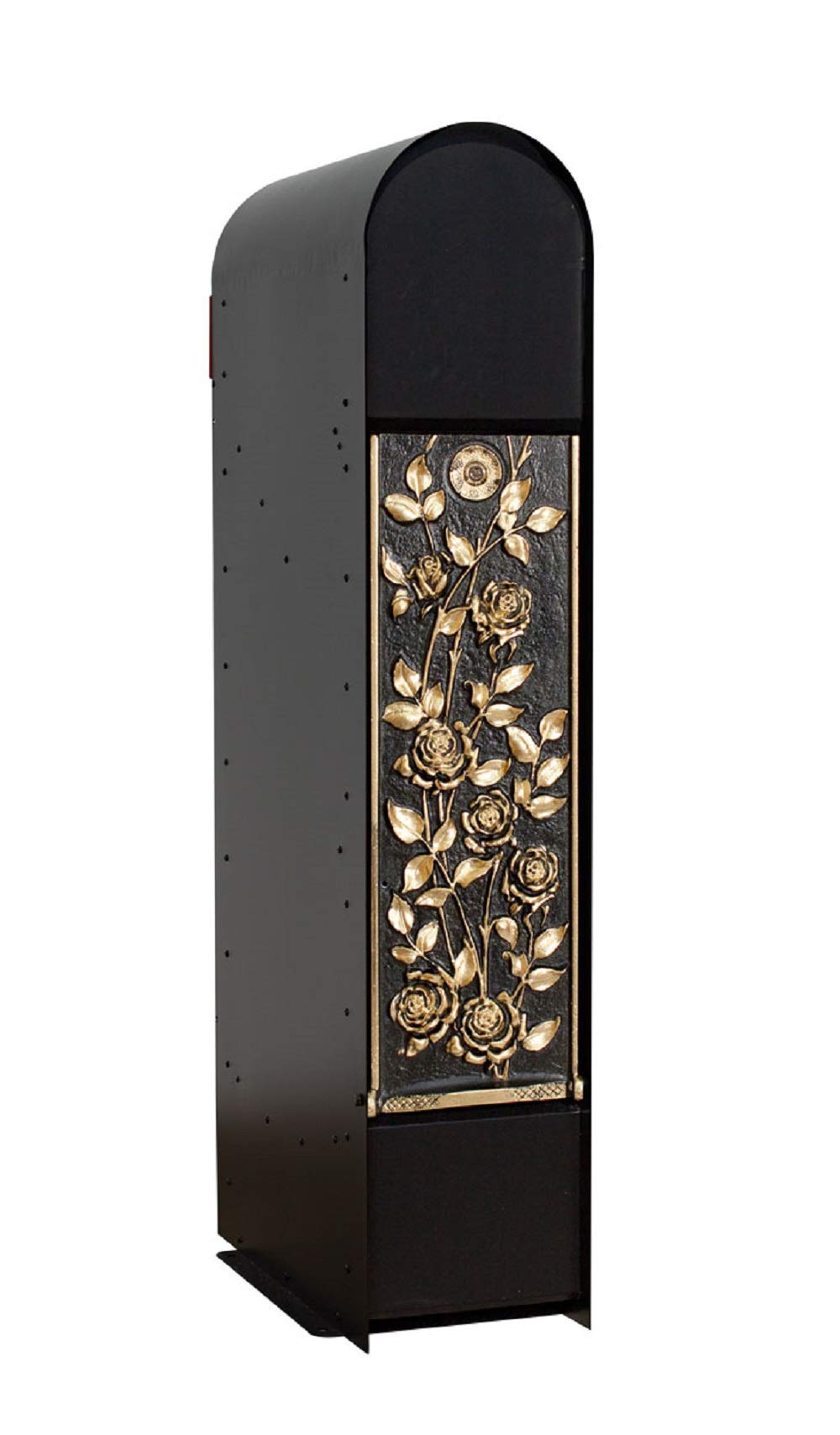 Secure Locking Mailbox with Morning Rose Design - Front & Rear Mail Retrieval for Home & Office | Durable Outdoor Mailbox for Apartments, Houses & Businesses