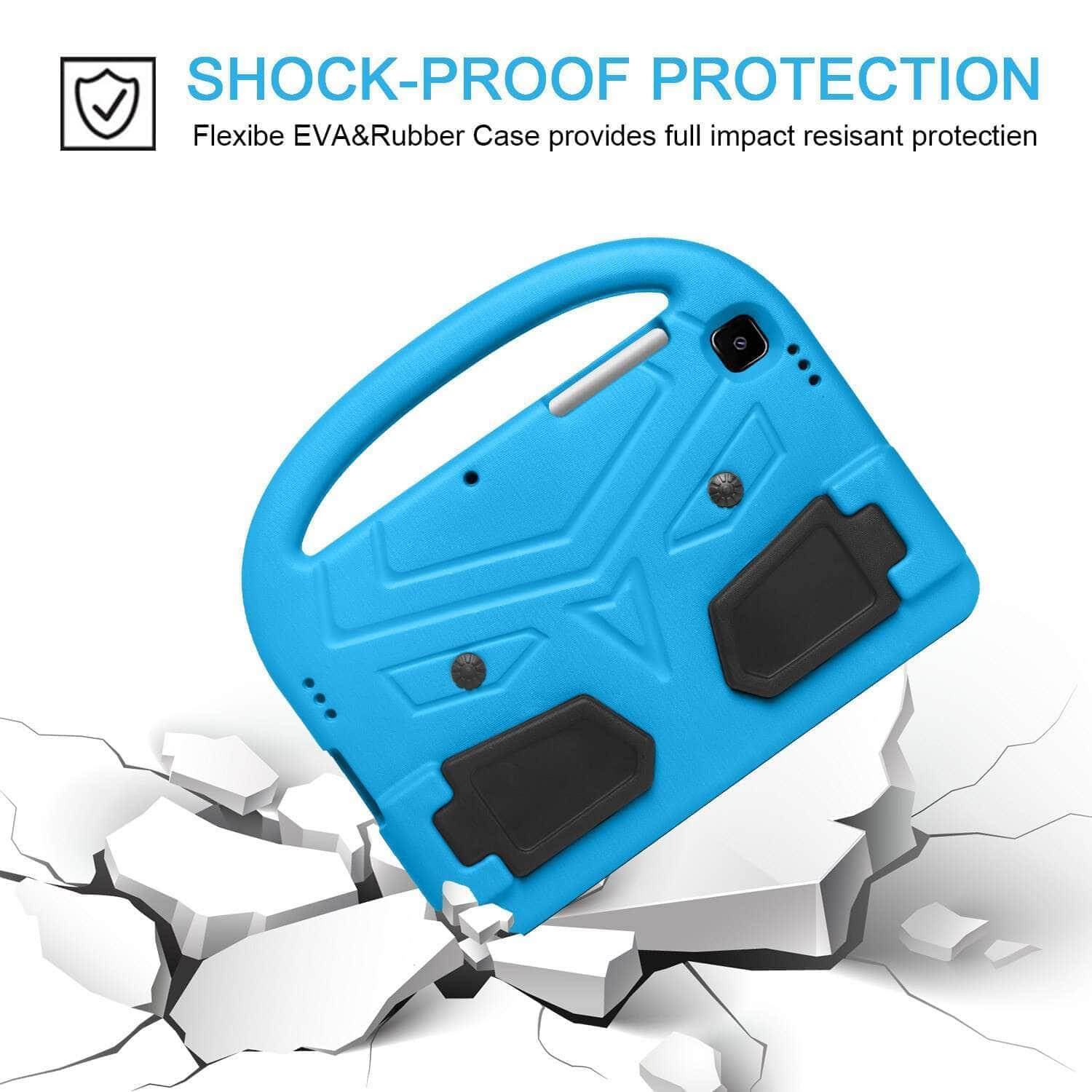 Samsung Galaxy Tab A7 10.4 (T500/T505) Shockproof Kids Safe Case with Portable Stand - Perfect for Home, School & Travel Use