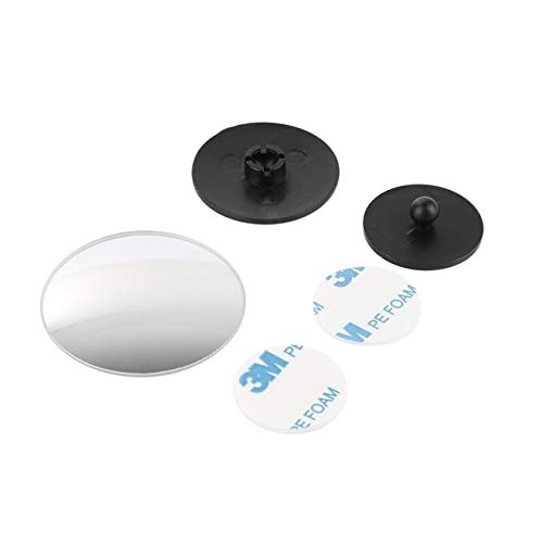 TOPOU 360° Wide Angle Convex Mirror - 2Pcs Car Side Mirror Covers for Blind Spot Detection & Vehicle Safety | Universal Fit for Cars, Trucks, SUVs | Durable Auto Accessory for Enhanced Rearview Visibility