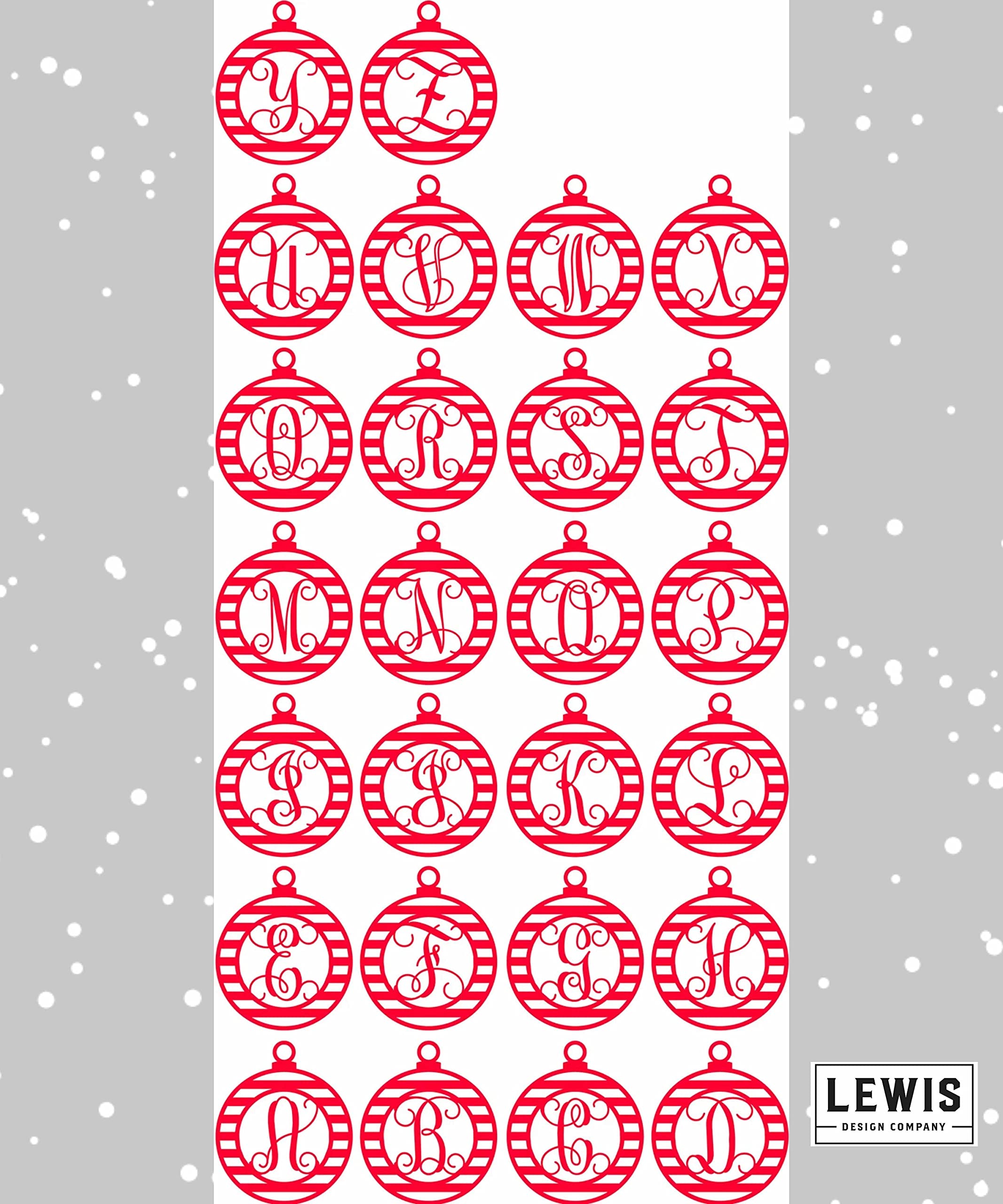 Personalized Candy Cane Christmas Metal Door Hanger - 16