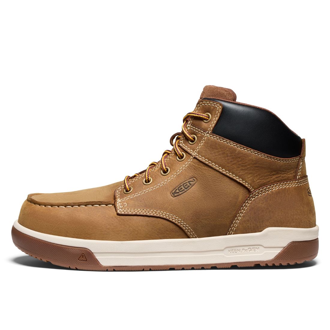 Keen Gibson Men's Composite Toe MID Work Shoe - Safety Boots for Construction & Industrial Work | Slip Resistant, Waterproof Work Boots for Men | OSHA Compliant Work Shoes for Electricians & Mechanics